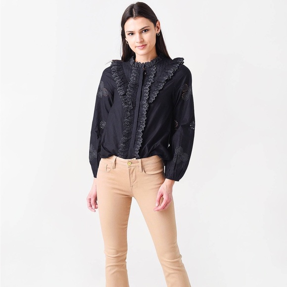 loveshackfancy bloomfield blouse - Picture 7 of 9